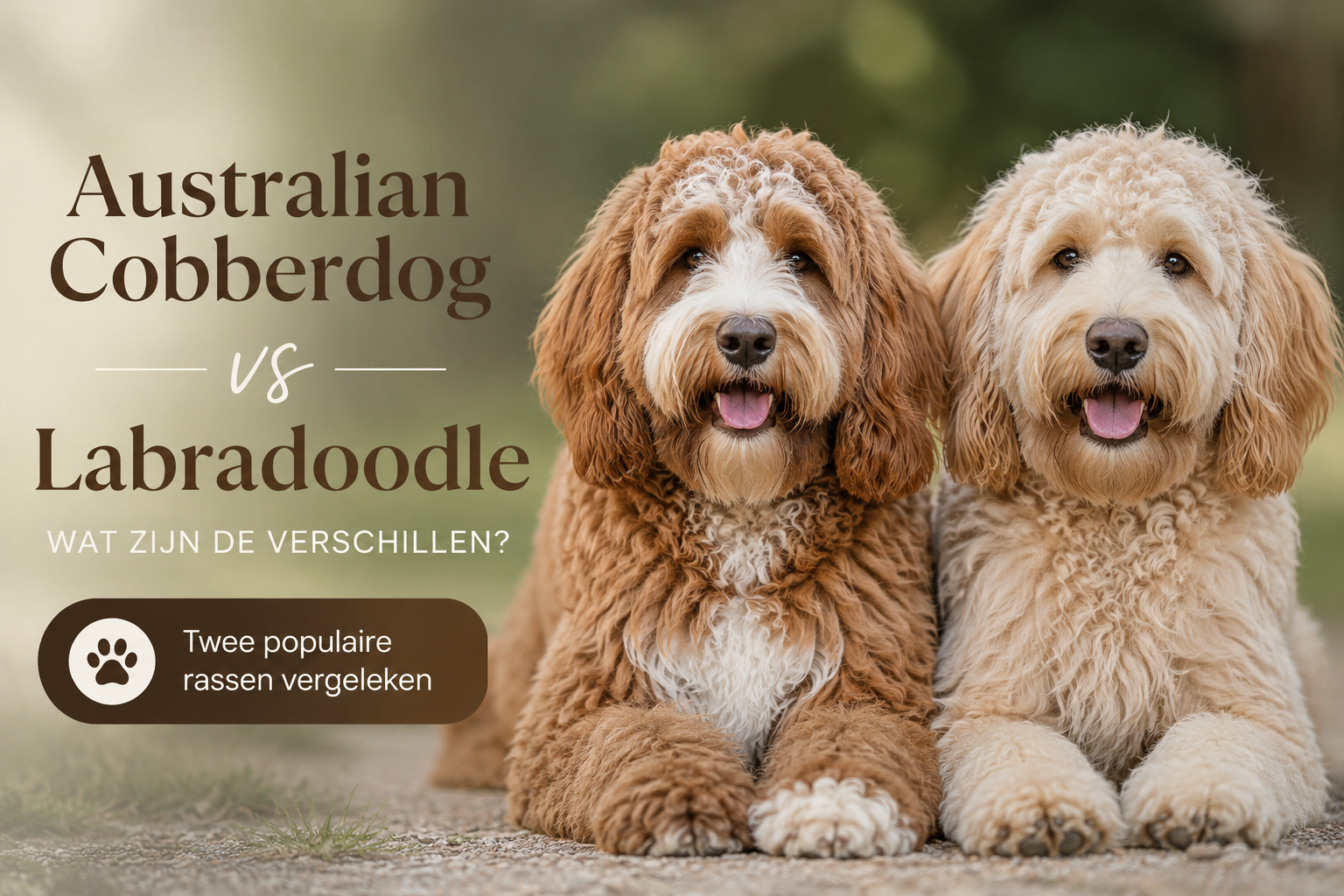 Australian Cobberdog vs Labradoodle: wat zijn de verschillen?